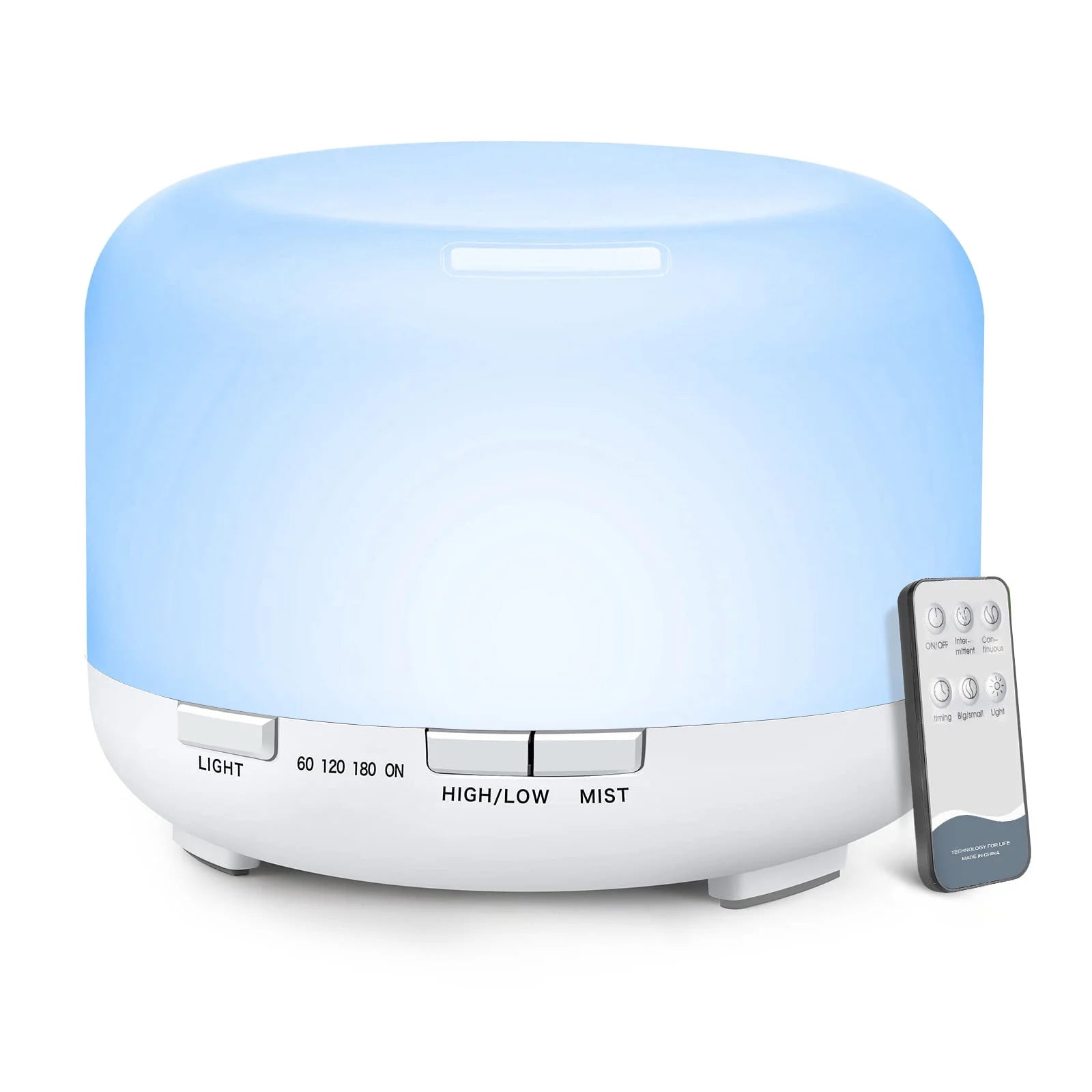 500ML Aroma Diffuser - Your Calm, One Click Away (6 Oils Optional)