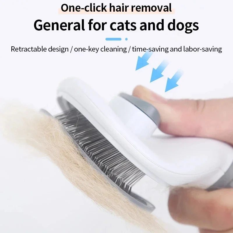 🐾 FurEase™ – Self-Cleaning Pet Brush