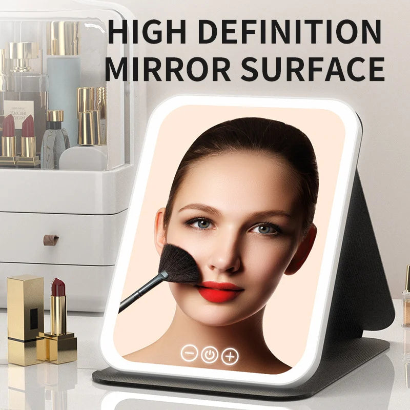 LED Mirror Makeup - 3 Colors Light Modes