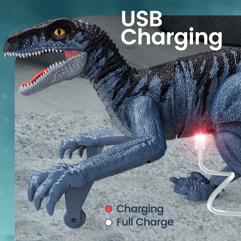Remote Control Dinosaur That Walks, Roars, and Breathes Light!