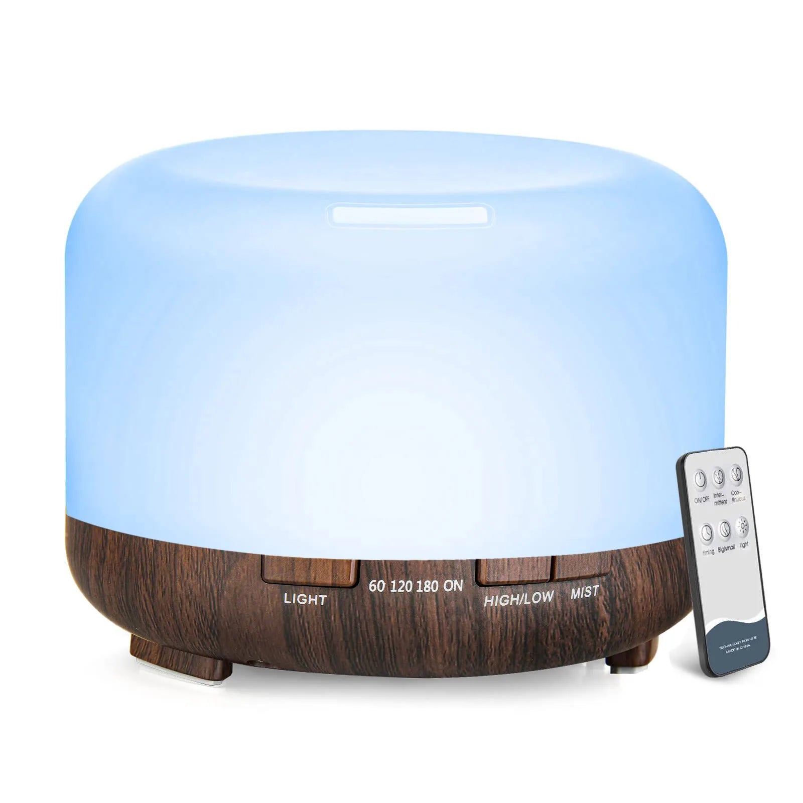 500ML Aroma Diffuser - Your Calm, One Click Away (6 Oils Optional)