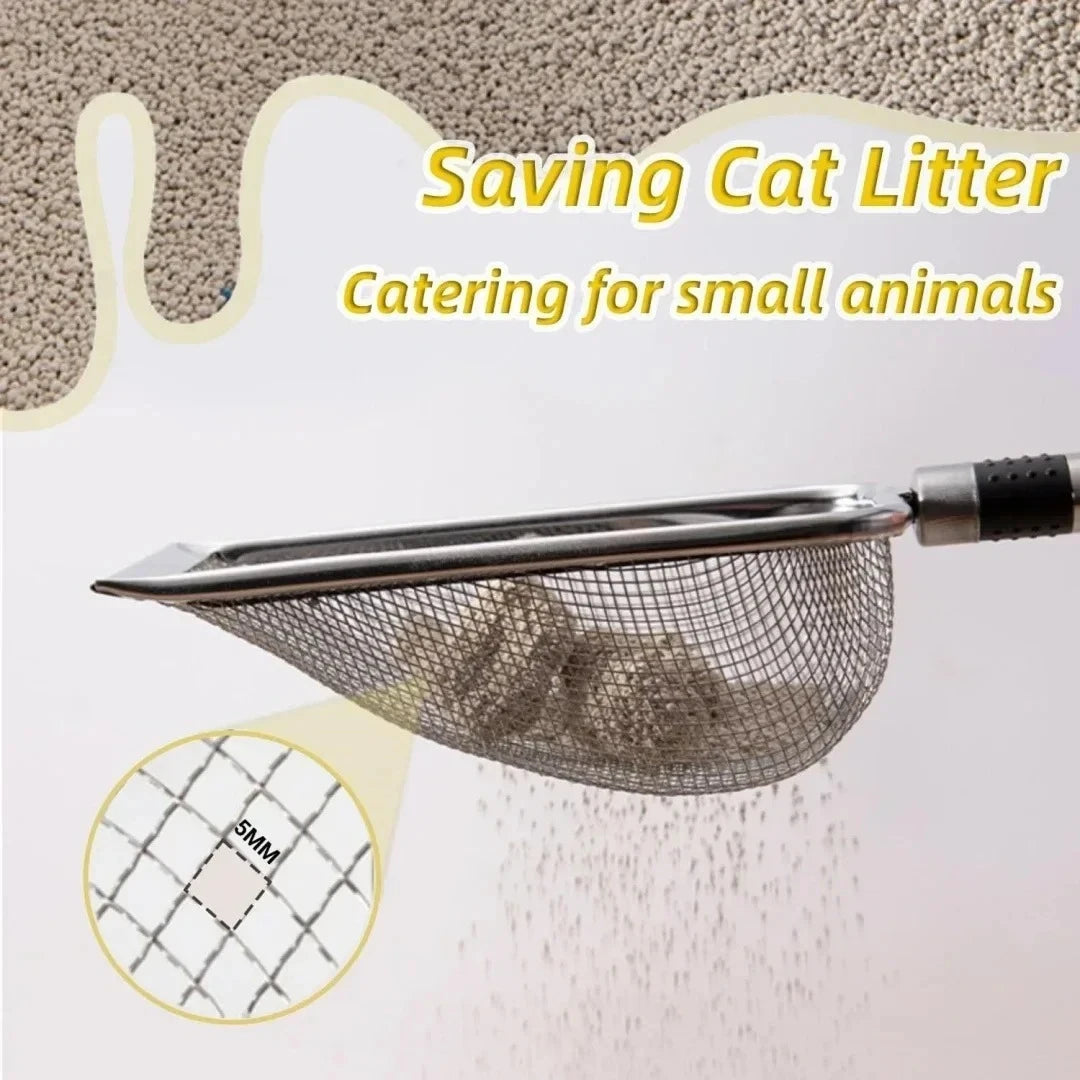 Cat Litter Scoop – Durable, Easy Clean, Ergonomic Handle, Rust-Resistant