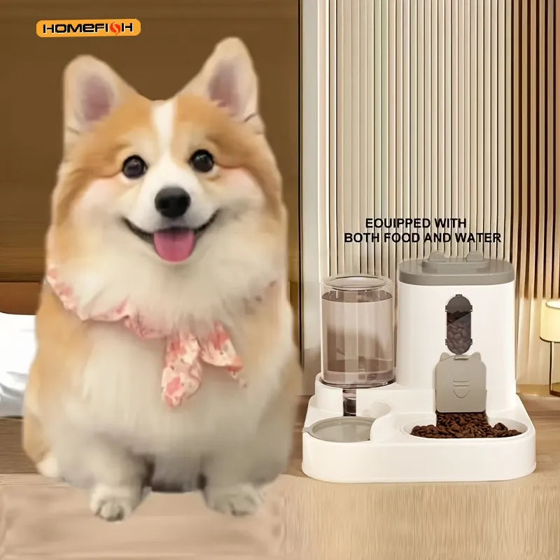 PawFeast™ 2-in-1 Automatic Pet Feeder