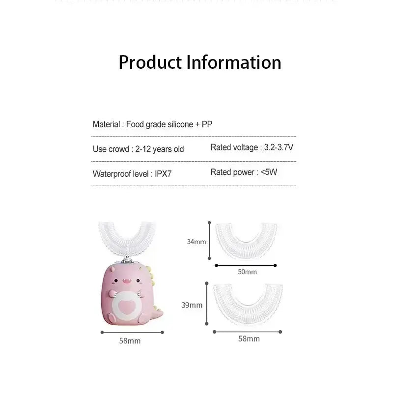 🦷 SmileyBrush™ – 360° Kids Smart Toothbrush