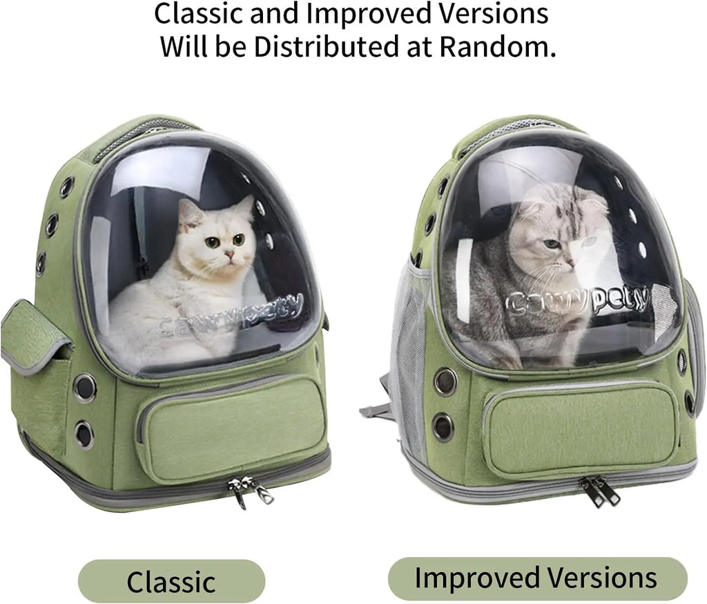 🐾 PawPod™ Transparent Cat Travel Backpack