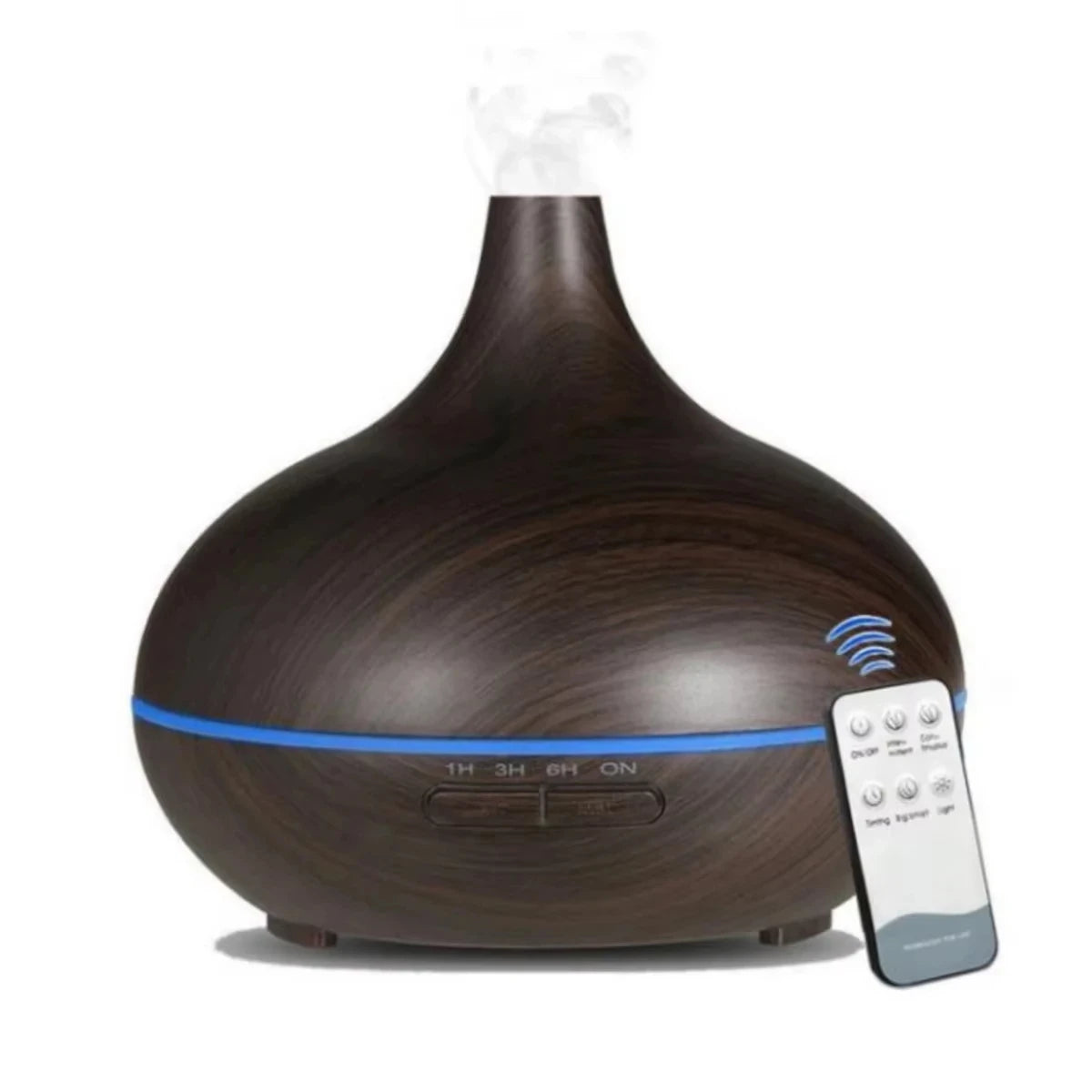 Air Humidifier 4 in 1 with Starry Projector Aromatherapy Diffuser & Flame Effect