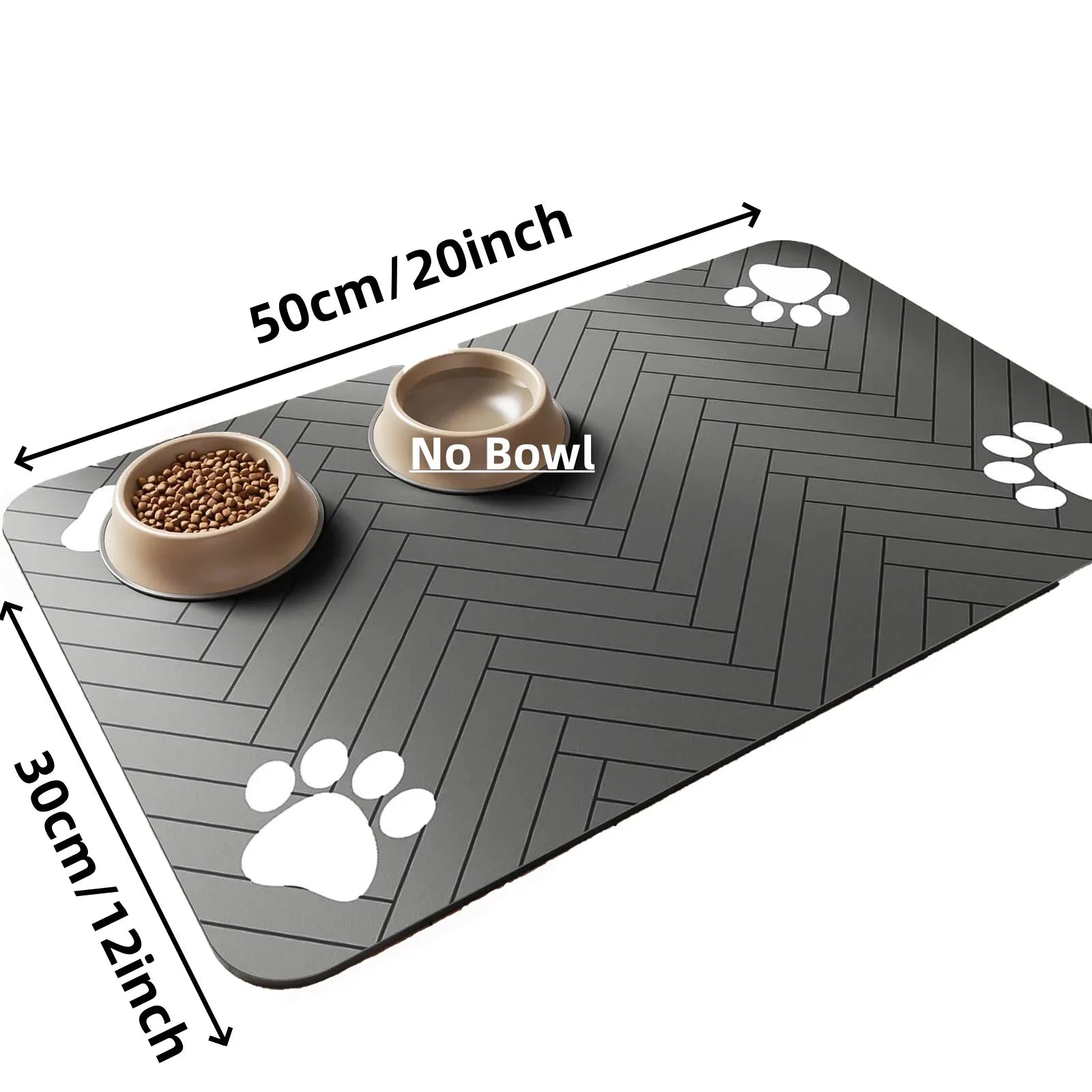 🐾 PawDry™ – Absorbent & Leak-Proof Pet Feeding Mat