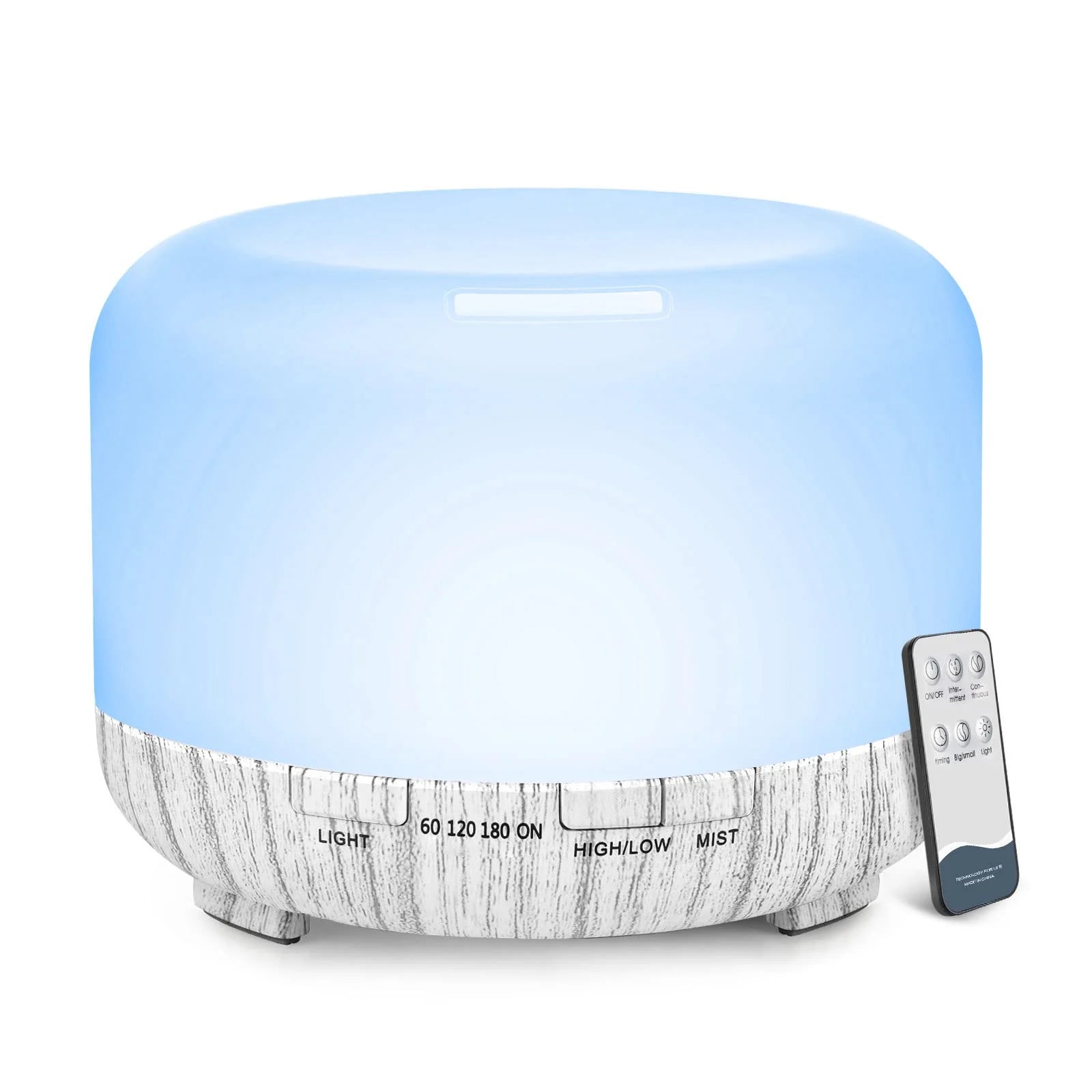 500ML Aroma Diffuser - Your Calm, One Click Away (6 Oils Optional)