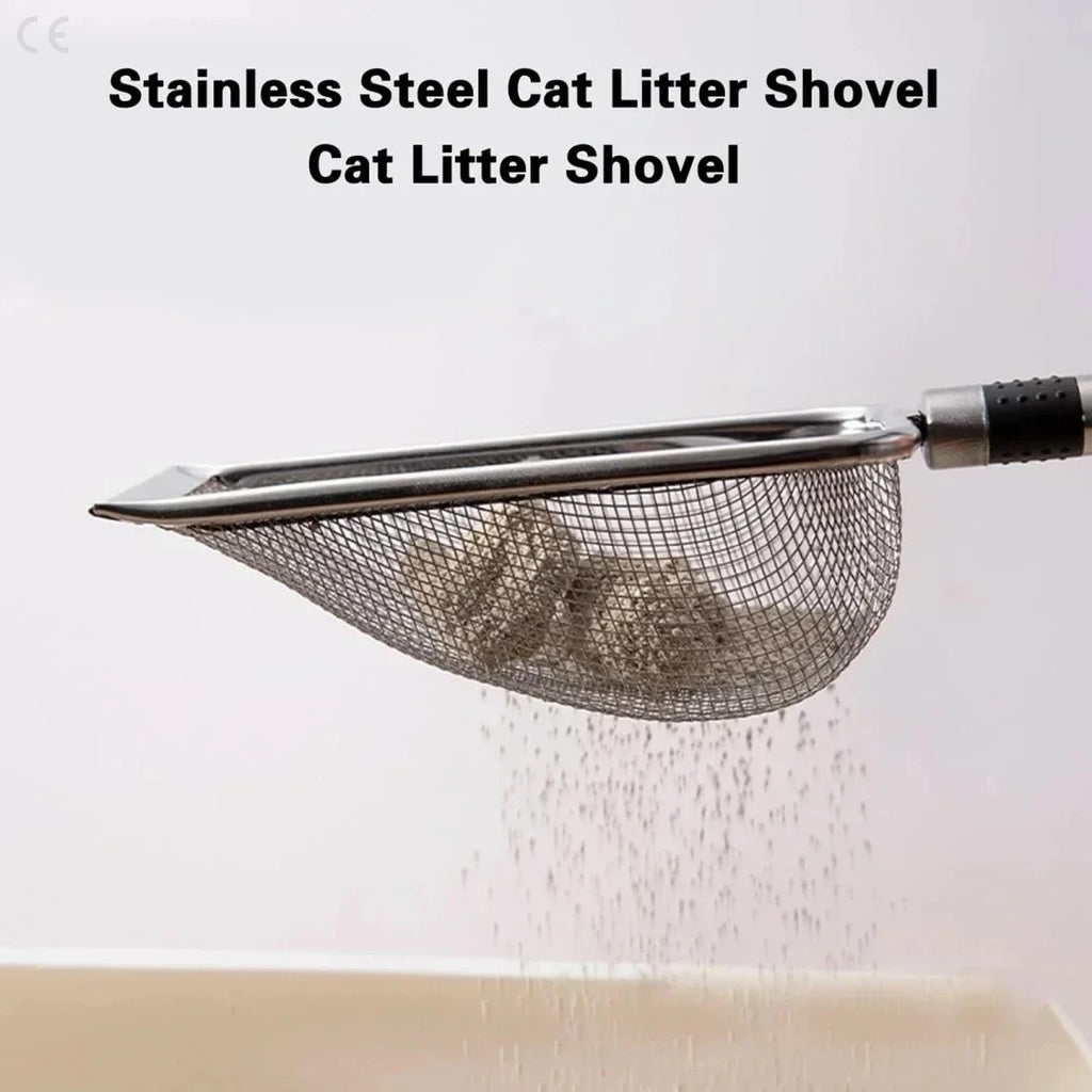 Cat Litter Scoop – Durable, Easy Clean, Ergonomic Handle, Rust-Resistant