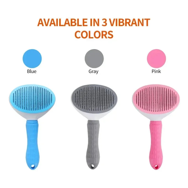 🐾 FurEase™ – Self-Cleaning Pet Brush