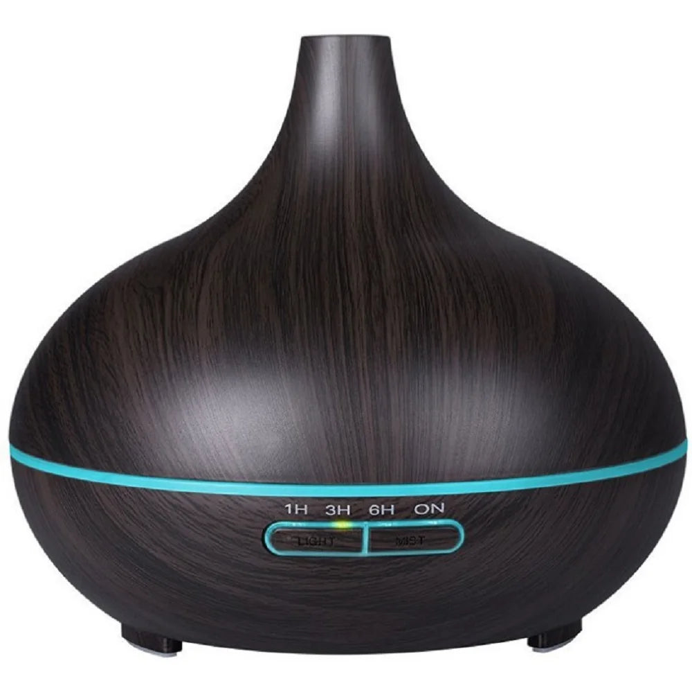 Air Humidifier 4 in 1 with Starry Projector Aromatherapy Diffuser & Flame Effect